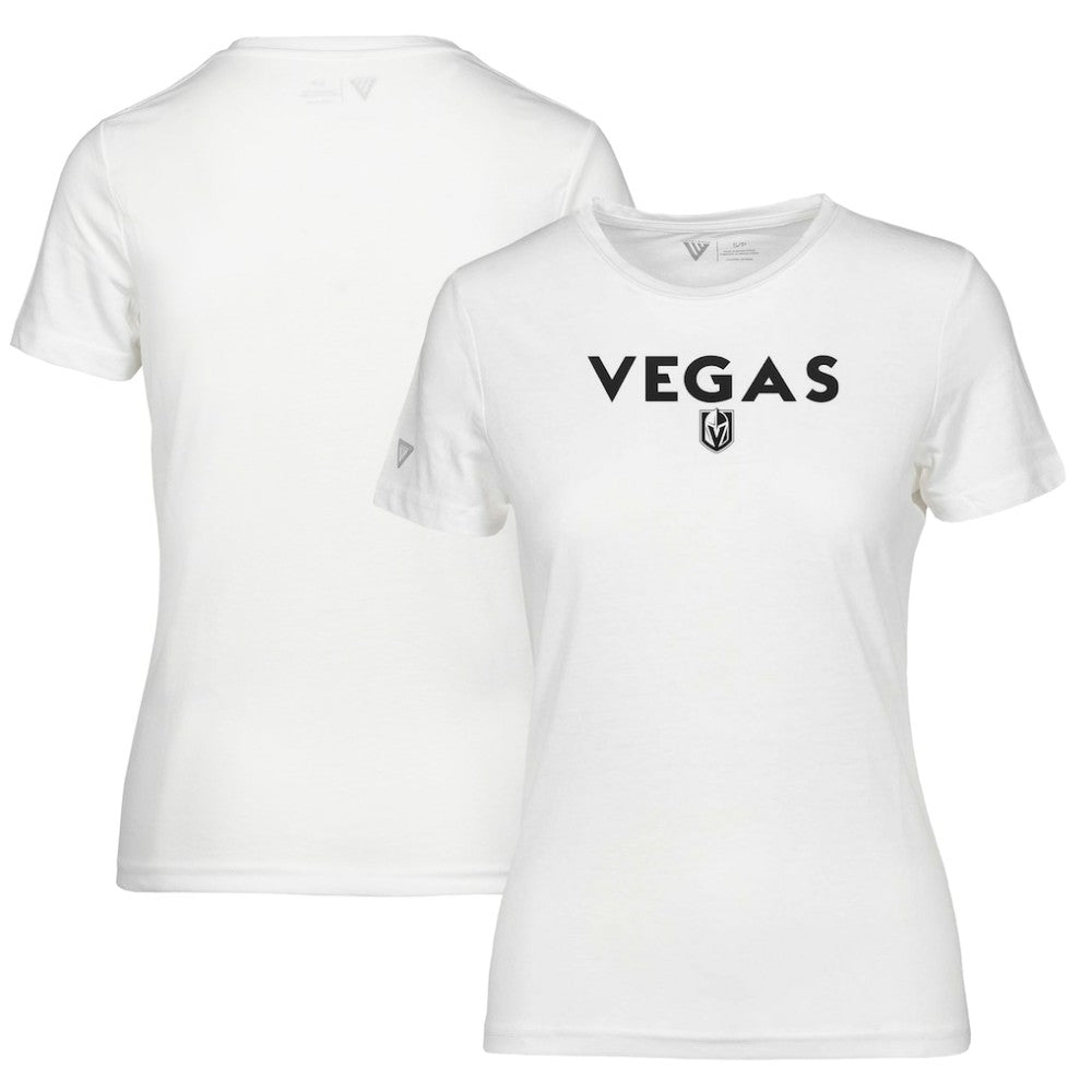 NHL White Vegas Golden Knights Levelwear Women's Maddox City Capsule T-Shirt