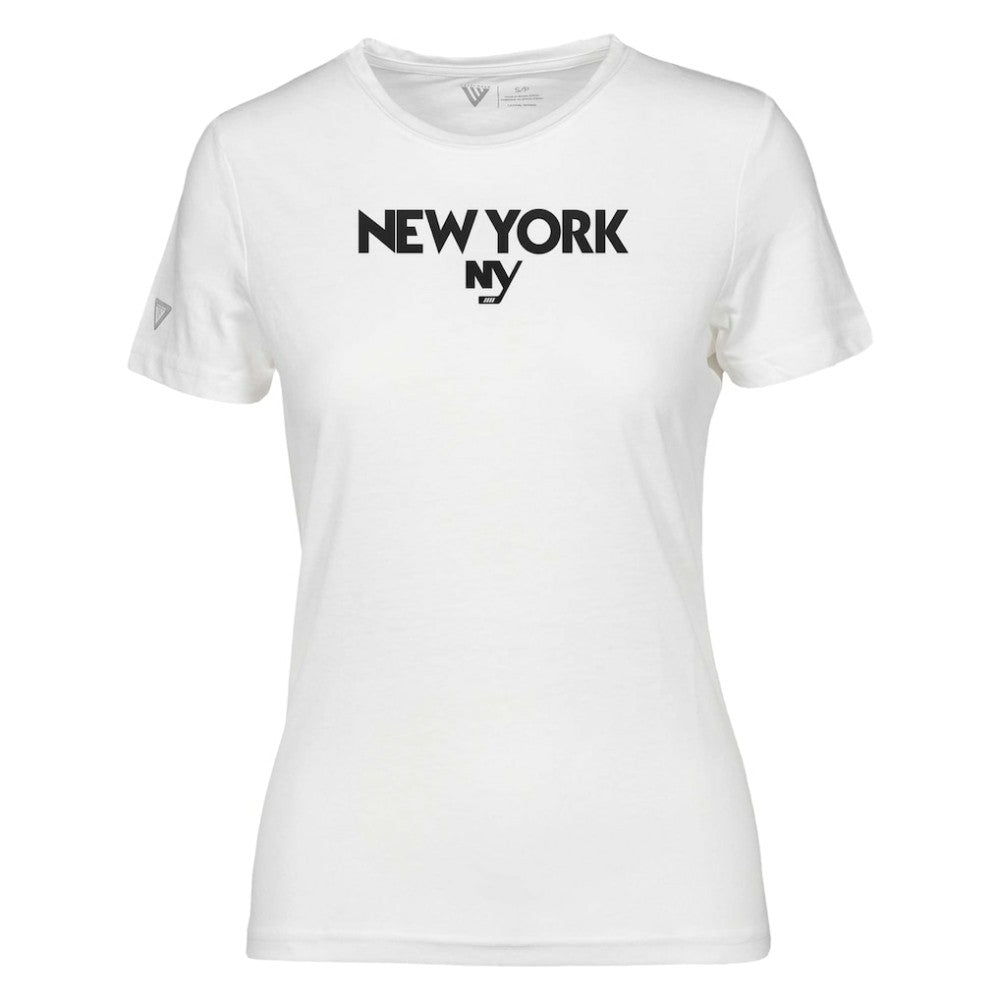 NHL White New York Islanders Levelwear Women's Maddox City Capsule T-Shirt