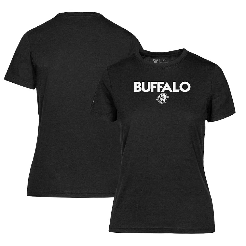 NHL Black Buffalo Sabres Levelwear Women's Maddox City Capsule T-Shirt