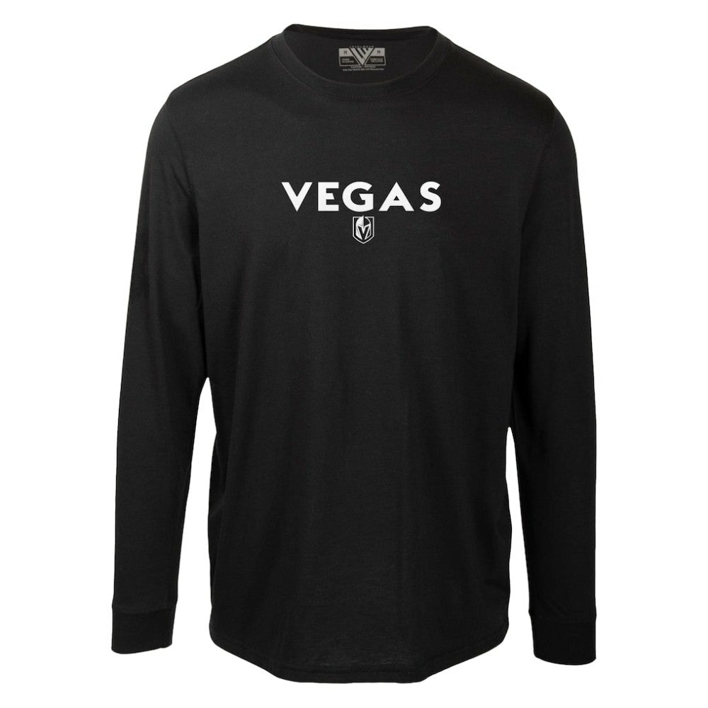 NHL Black Vegas Golden Knights Levelwear Oscar City Capsule Long Sleeve T-Shirt