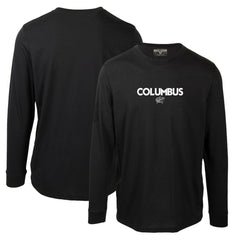 NHL Black Columbus Blue Jackets Levelwear Oscar City Capsule Long Sleeve T-Shirt