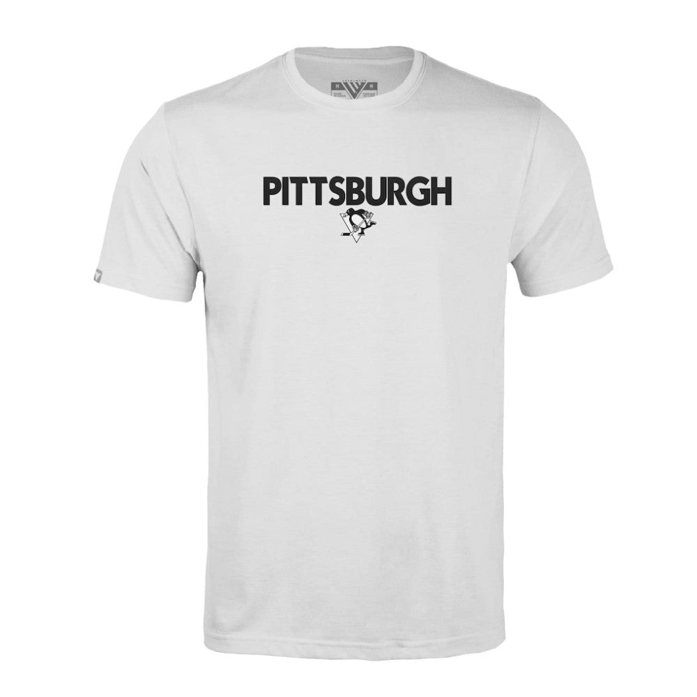 NHL White Pittsburgh Penguins Levelwear Richmond City Capsule T-Shirt