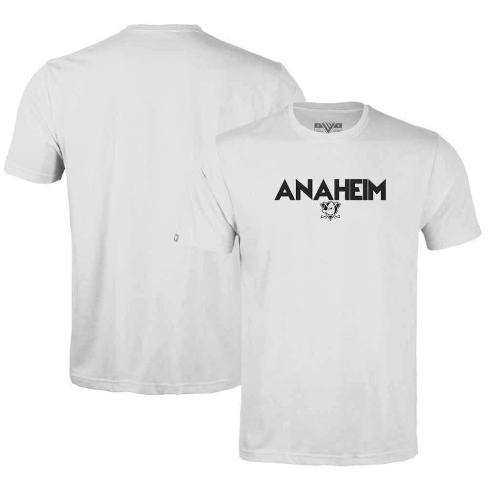 NHL White Anaheim Ducks Levelwear Richmond City Capsule T-Shirt