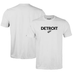 NHL White Detroit Red Wings Levelwear Richmond City Capsule T-Shirt