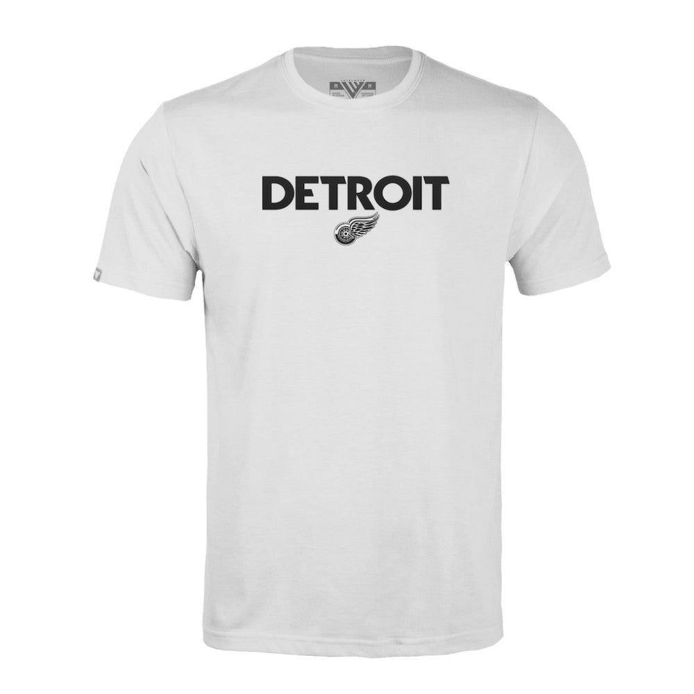 NHL White Detroit Red Wings Levelwear Richmond City Capsule T-Shirt