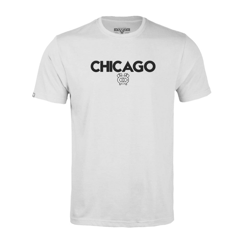 NHL White Chicago Blackhawks Levelwear Richmond City Capsule T-Shirt
