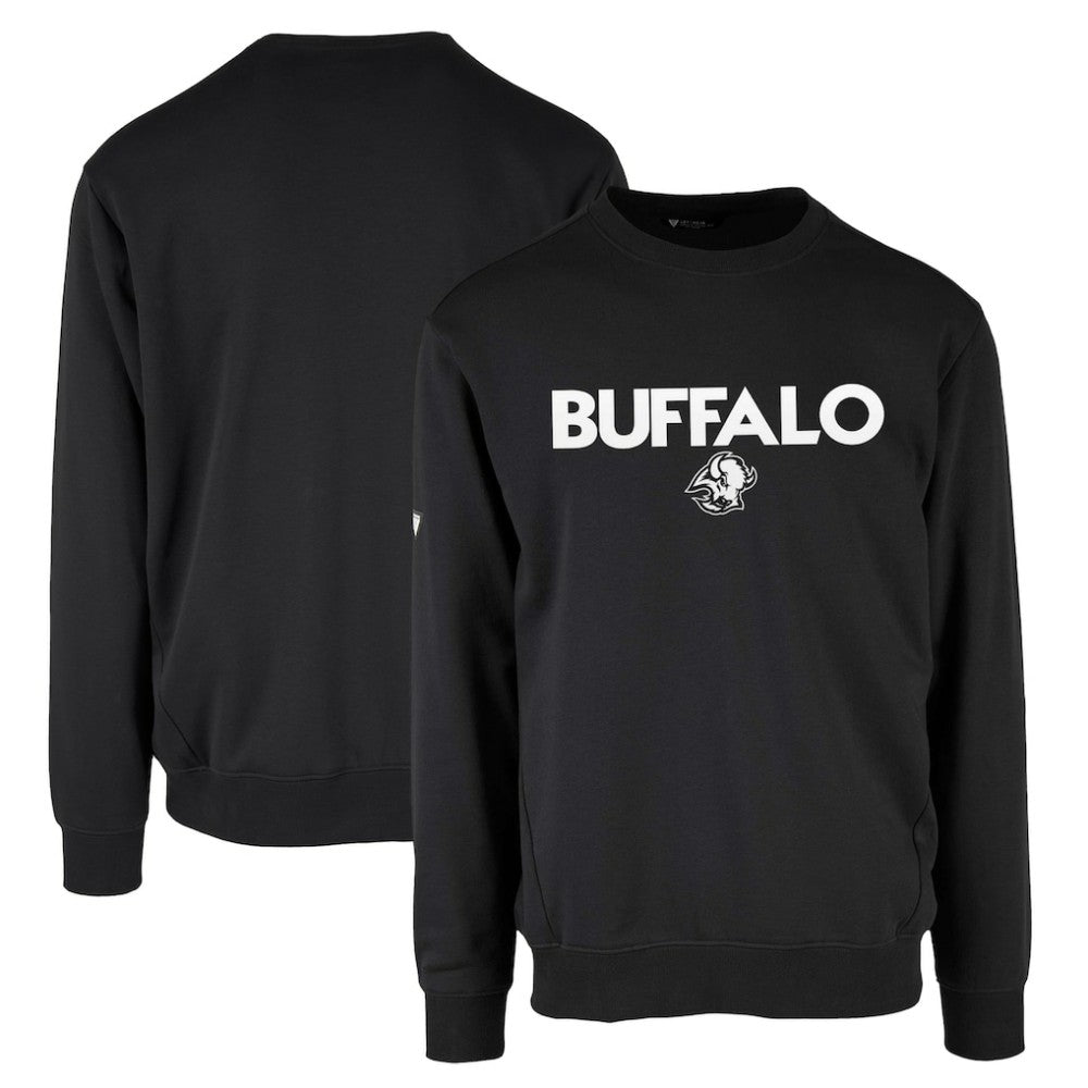 NHL Black Buffalo Sabres Levelwear Zane City Capsule Pullover Sweatshirt
