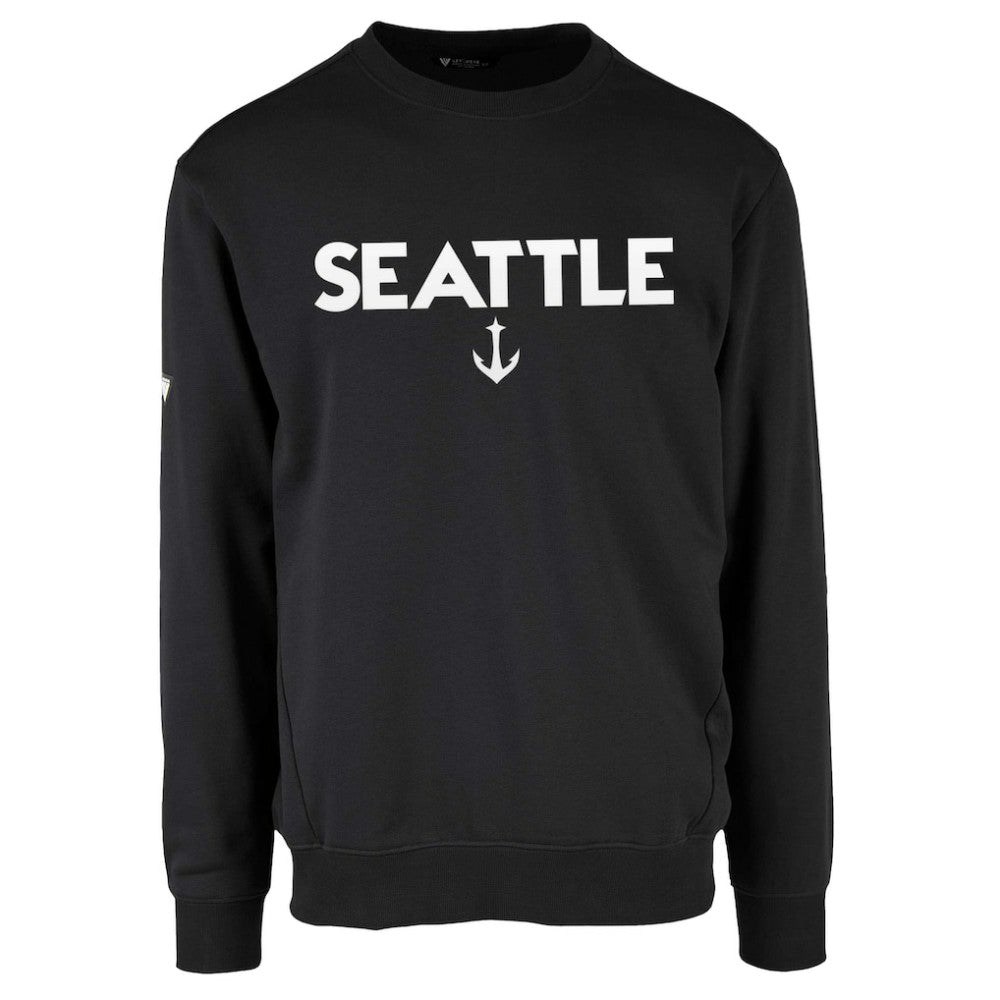 NHL Black Seattle Kraken Levelwear Zane City Capsule Pullover Sweatshirt