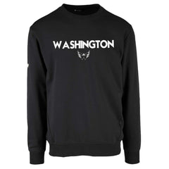 NHL Black Washington Capitals Levelwear Zane City Capsule Pullover Sweatshirt