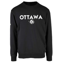 NHL Black Ottawa Senators Levelwear Zane City Capsule Pullover Sweatshirt