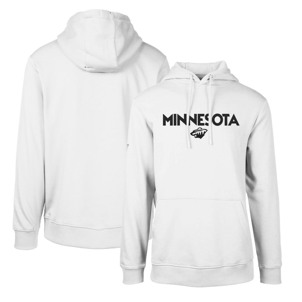 NHL White Minnesota Wild Levelwear Podium City Capsule Pullover Hoodie