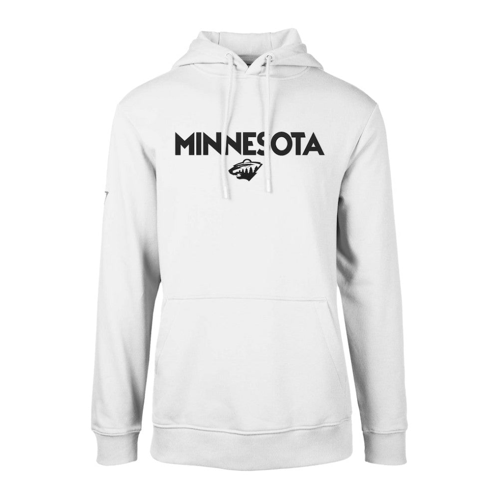NHL White Minnesota Wild Levelwear Podium City Capsule Pullover Hoodie