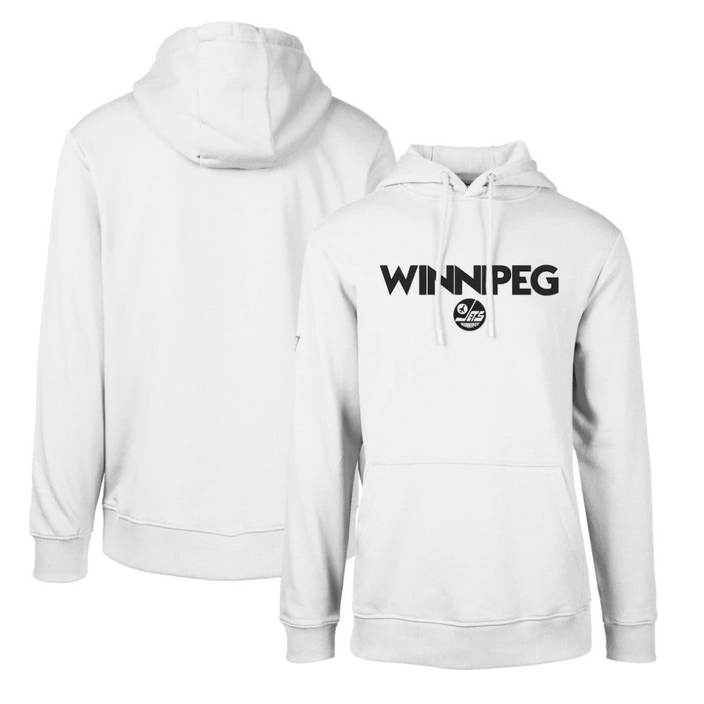 NHL White Winnipeg Jets Levelwear Podium City Capsule Pullover Hoodie