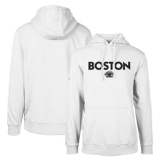 NHL White Boston Bruins Levelwear Podium City Capsule Pullover Hoodie