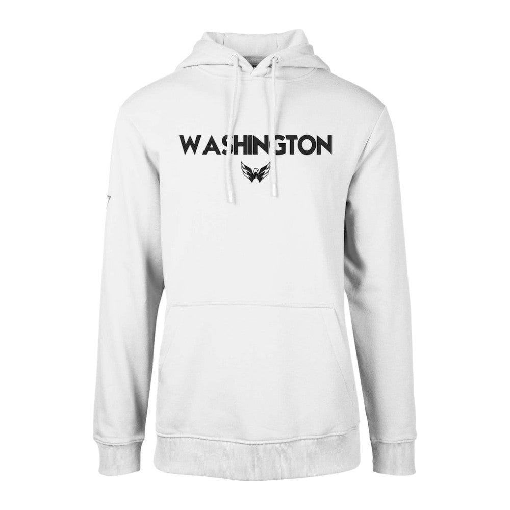 NHL White Washington Capitals Levelwear Podium City Capsule Pullover Hoodie