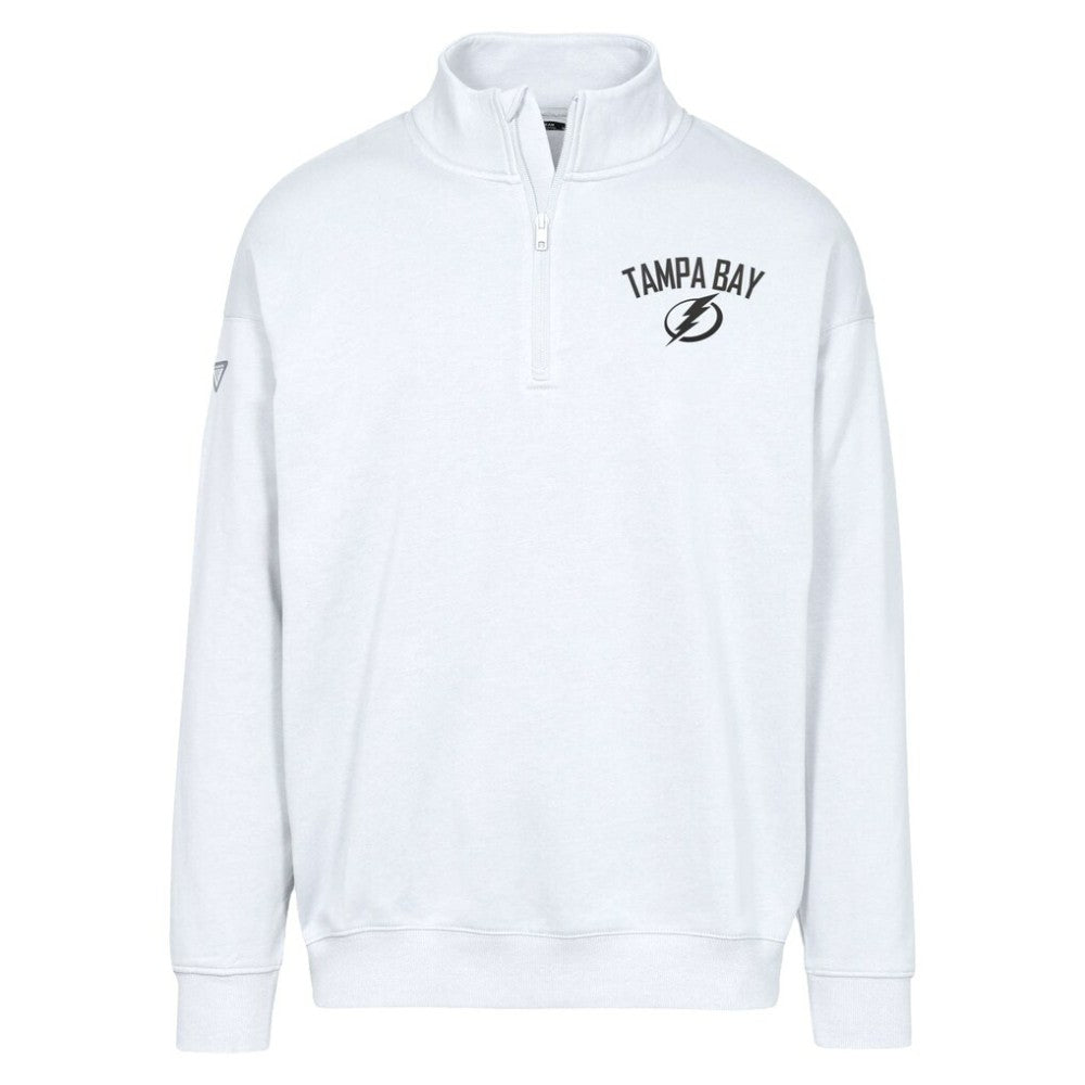 NHL White Tampa Bay Lightning Levelwear Murray City Capsule Quarter-Zip Sweatshirt