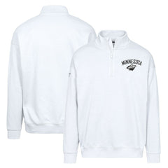 NHL White Minnesota Wild Levelwear Murray City Capsule Quarter-Zip Sweatshirt