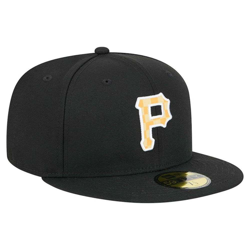 MLB Pittsburgh Pirates New Era Checkered Undervisor 59FIFTY Fitted Hat
