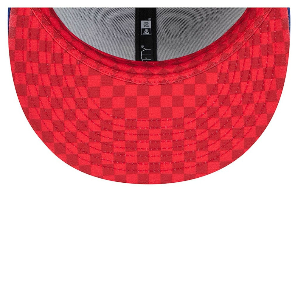 MLB Chicago Cubs New Era Checkered Undervisor 59FIFTY Fitted Hat