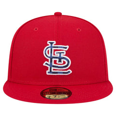 MLB St. Louis Cardinals New Era Checkered Undervisor 59FIFTY Fitted Hat