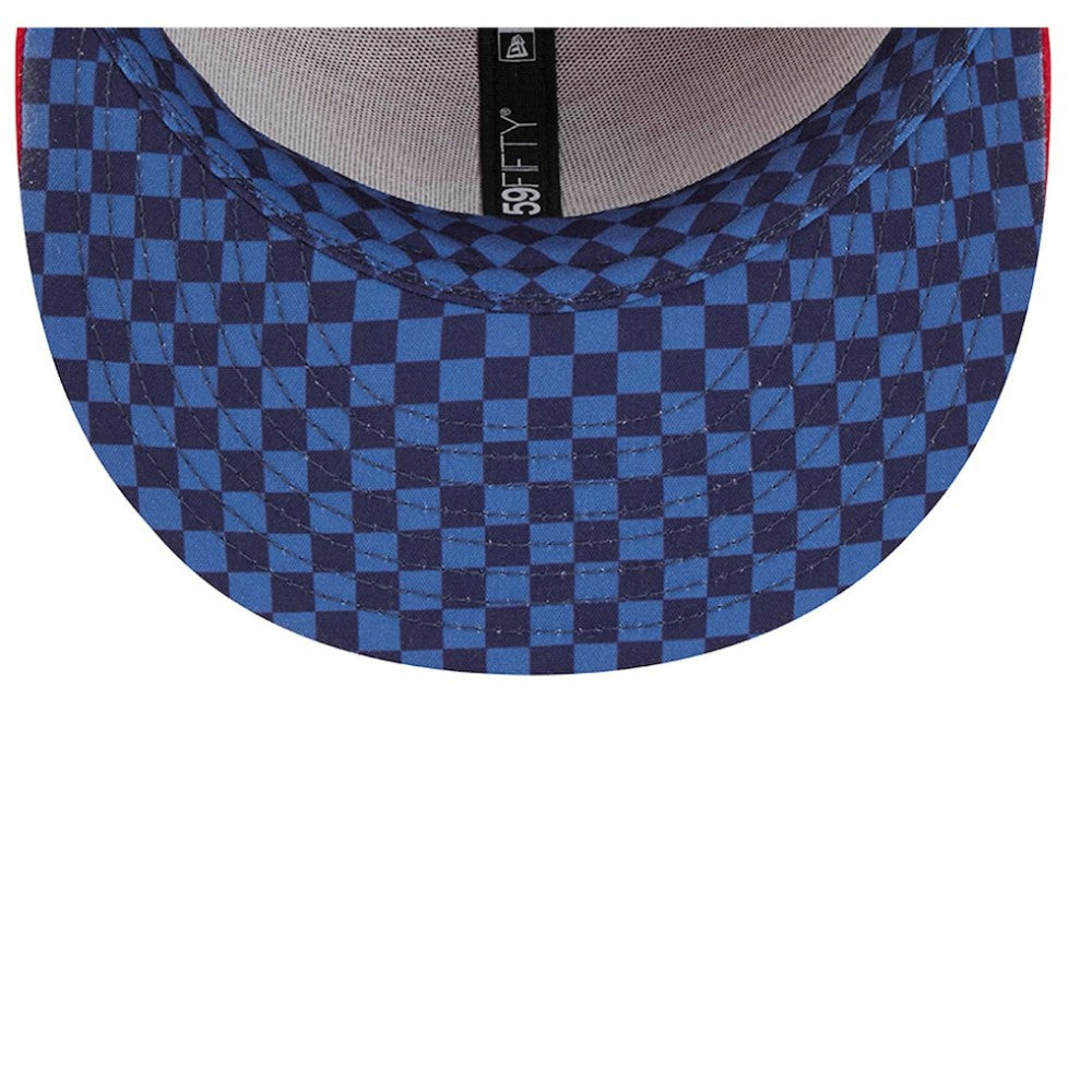 MLB St. Louis Cardinals New Era Checkered Undervisor 59FIFTY Fitted Hat