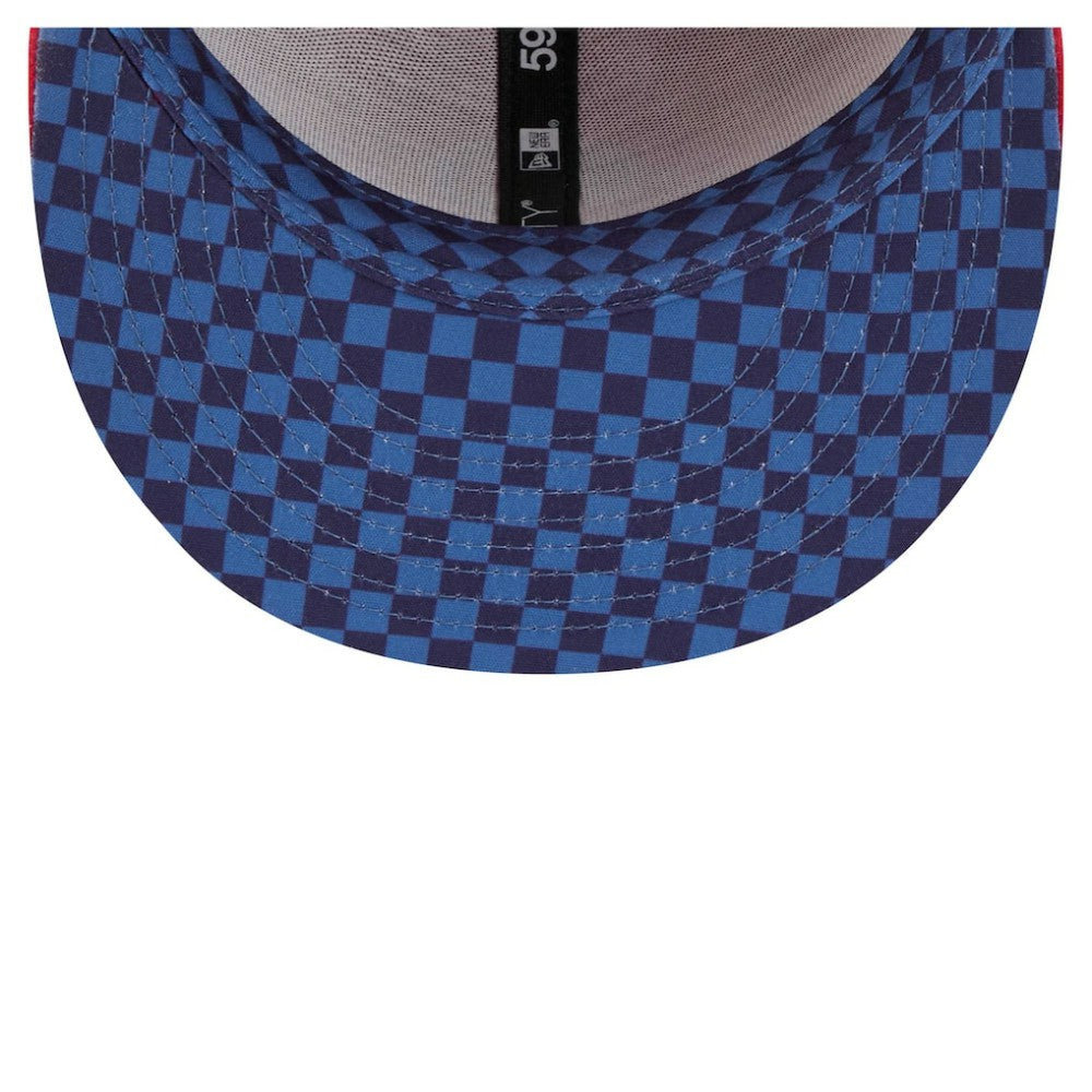 MLB Philadelphia Phillies New Era Checkered Undervisor 59FIFTY Fitted Hat