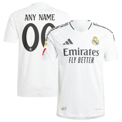 Real Madrid 2024/25 Home Custom Jersey - Adidas White