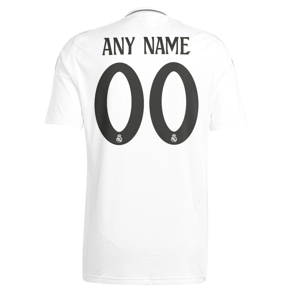 Real Madrid 2024/25 Home Replica Custom Jersey - Adidas White