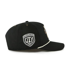 NHL Black Boston Bruins '47 Old Time Hockey Rafter Sure Shot Hitch Adjustable Hat