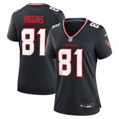 Jayden Higgins  Women's Game Jersey - Houston Texans