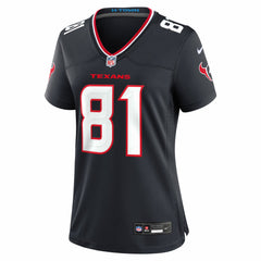 Jayden Higgins  Women's Game Jersey - Houston Texans