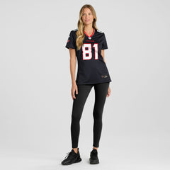 Jayden Higgins  Women's Game Jersey - Houston Texans