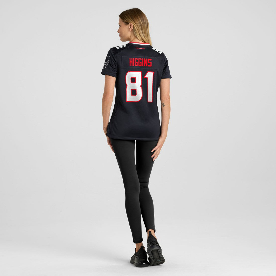 Jayden Higgins  Women's Game Jersey - Houston Texans