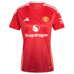 Manchester United Women's 2024/25 Home Replica Custom Jersey - Adidas Red