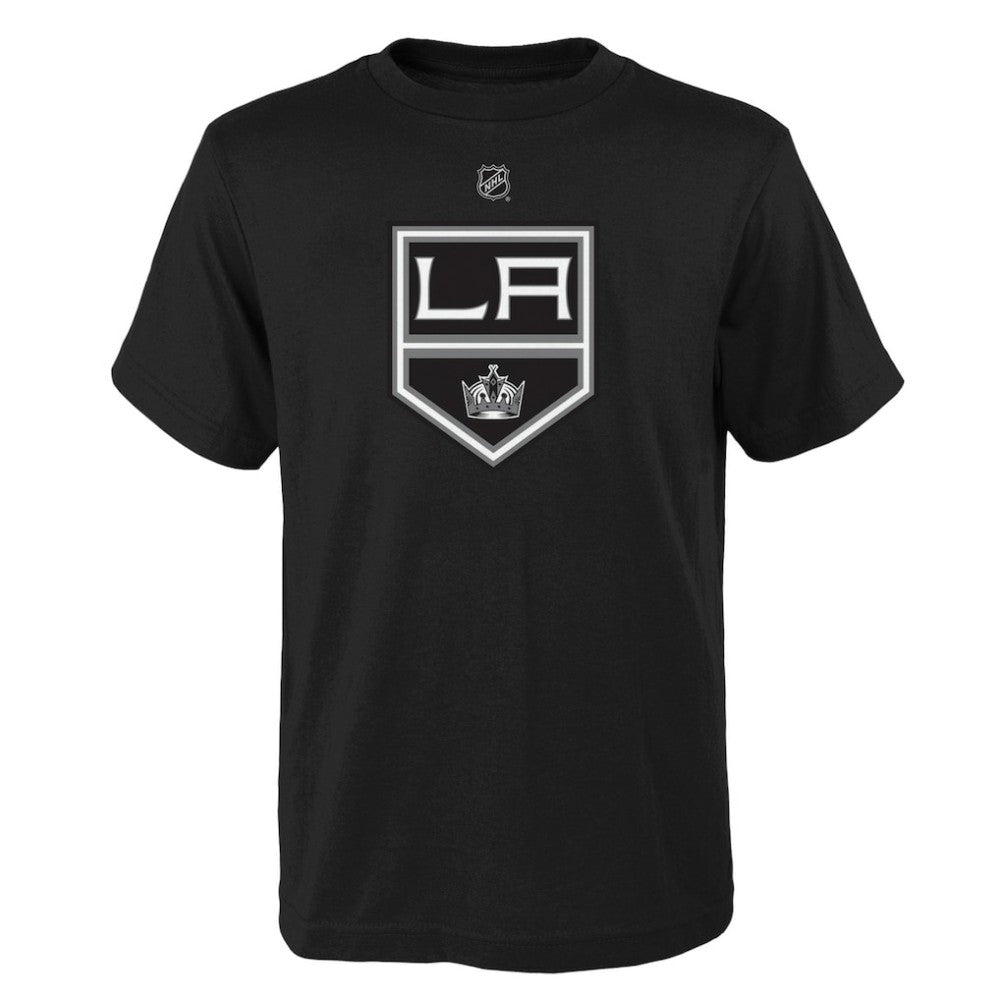NHL Black Los Angeles Kings Youth Primary Logo T-Shirt