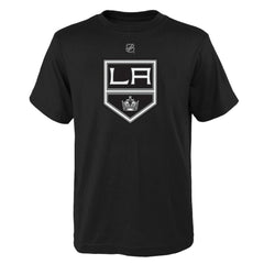 NHL Black Los Angeles Kings Youth Primary Logo T-Shirt