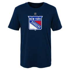 NHL Navy New York Rangers Youth Primary Logo T-Shirt