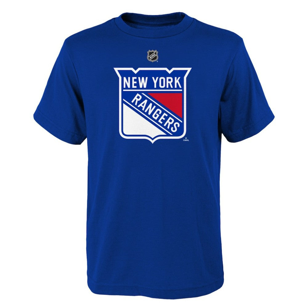 NHL Blue New York Rangers Youth Primary Logo T-Shirt