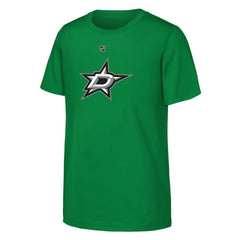 NHL Kelly Green Dallas Stars Youth Primary Logo T-Shirt