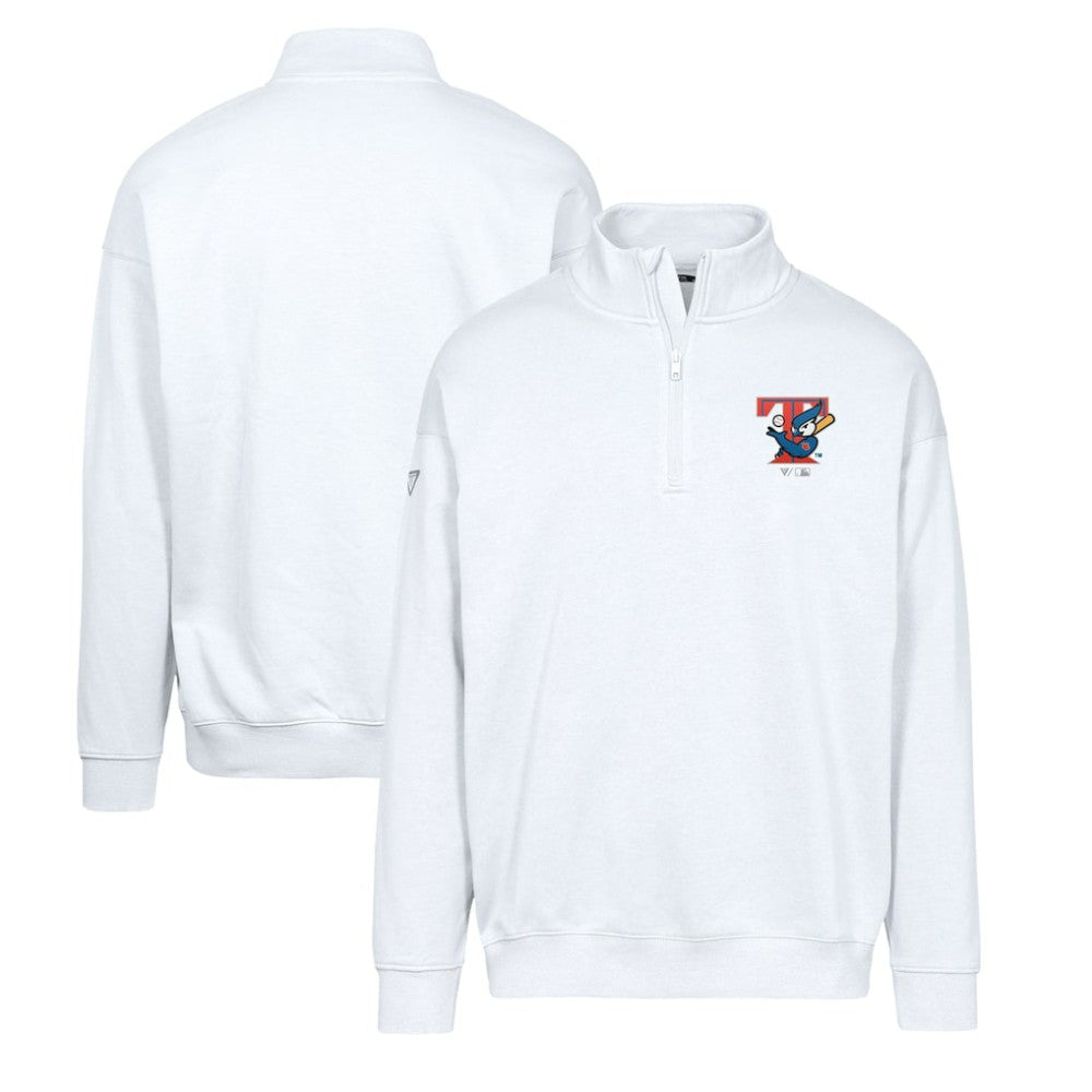 MLB Toronto Blue Jays Levelwear Murray Core Logo Quarter-Zip Pullover Top