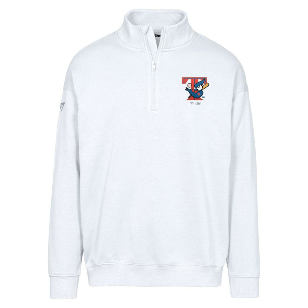 MLB Toronto Blue Jays Levelwear Murray Core Logo Quarter-Zip Pullover Top