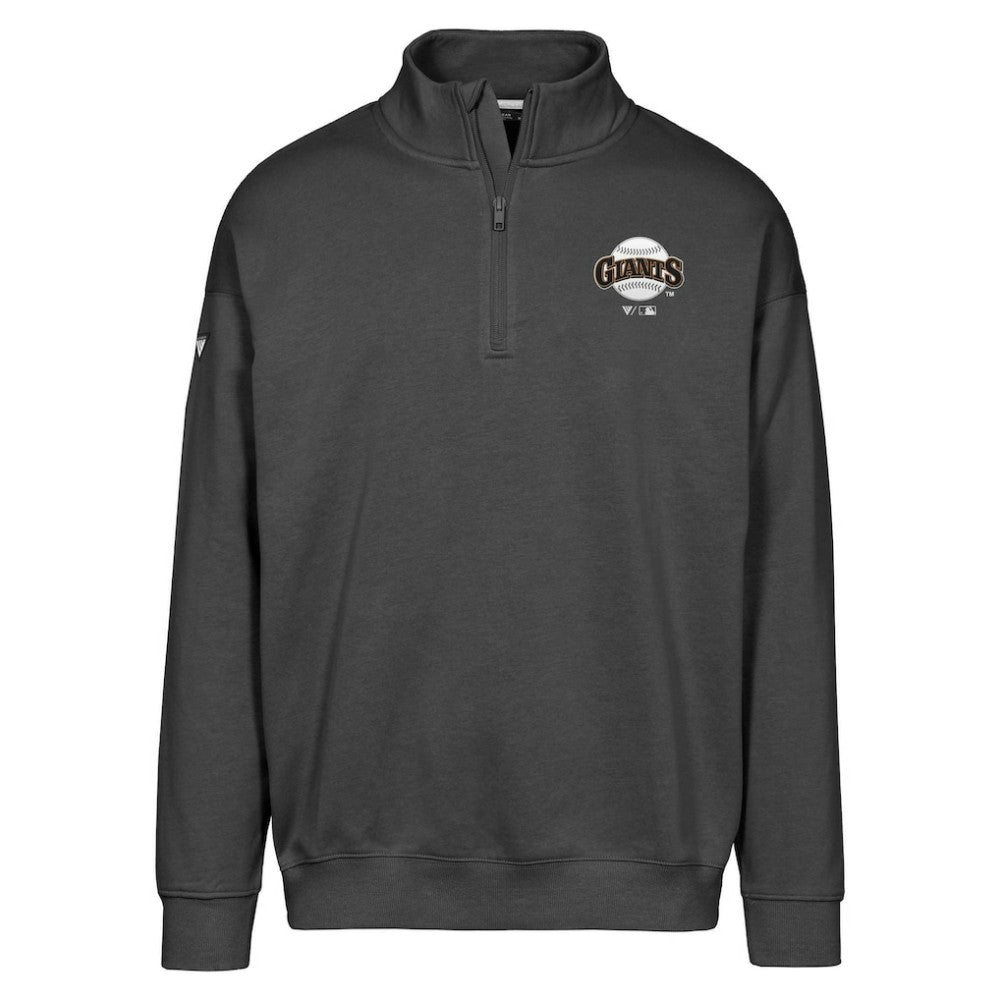 MLB San Francisco Giants Levelwear Murray Core Logo Quarter-Zip Pullover Top