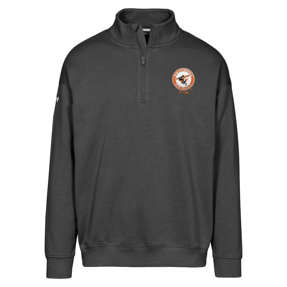 MLB Baltimore Orioles Levelwear Murray Core Logo Quarter-Zip Pullover Top