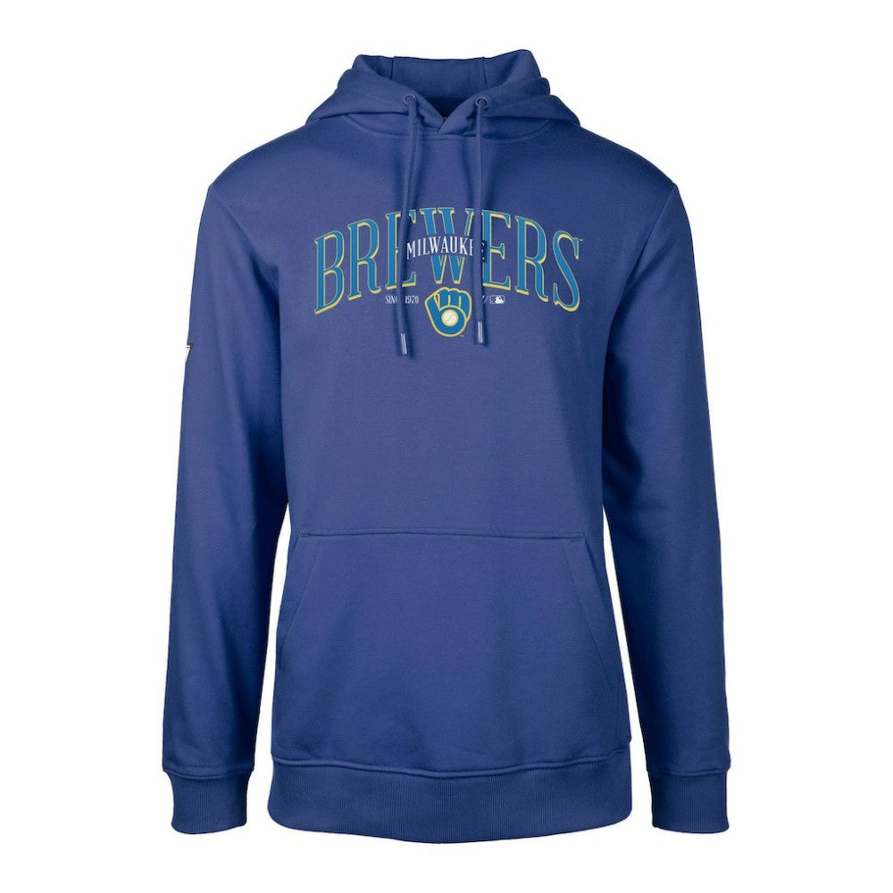 MLB Milwaukee Brewers Levelwear Cooperstown Collection Podium Retro Spellout Pullover Hoodie