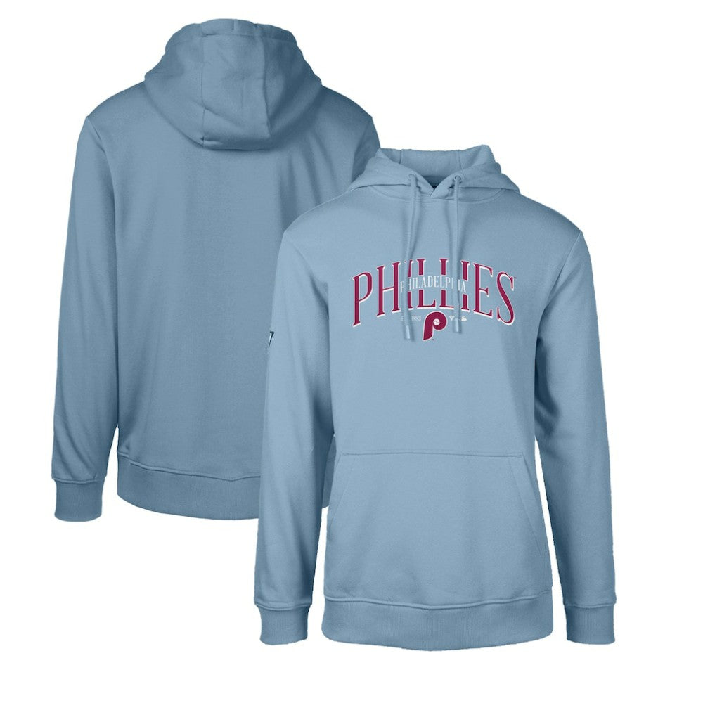 MLB Philadelphia Phillies Levelwear Cooperstown Collection Podium Retro Spellout Pullover Hoodie