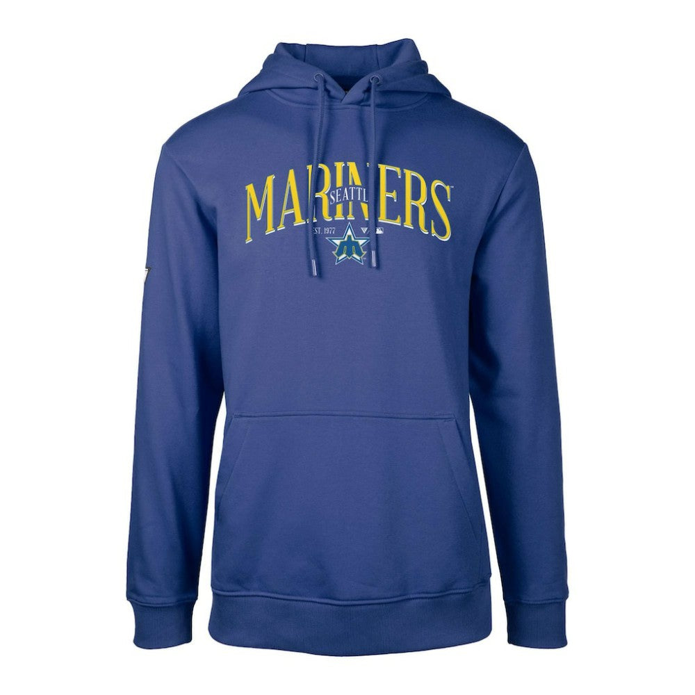 MLB Seattle Mariners Levelwear Cooperstown Collection Podium Retro Spellout Pullover Hoodie
