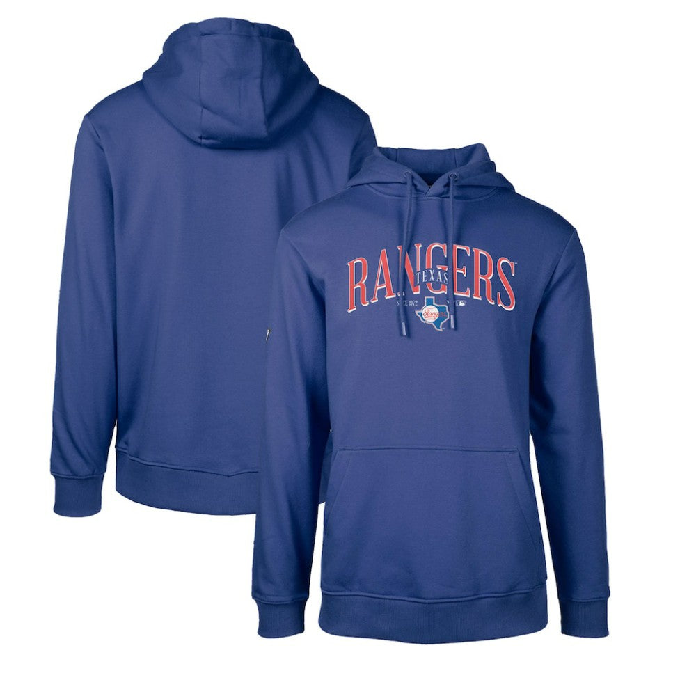 MLB Texas Rangers Levelwear Cooperstown Collection Podium Retro Spellout Pullover Hoodie