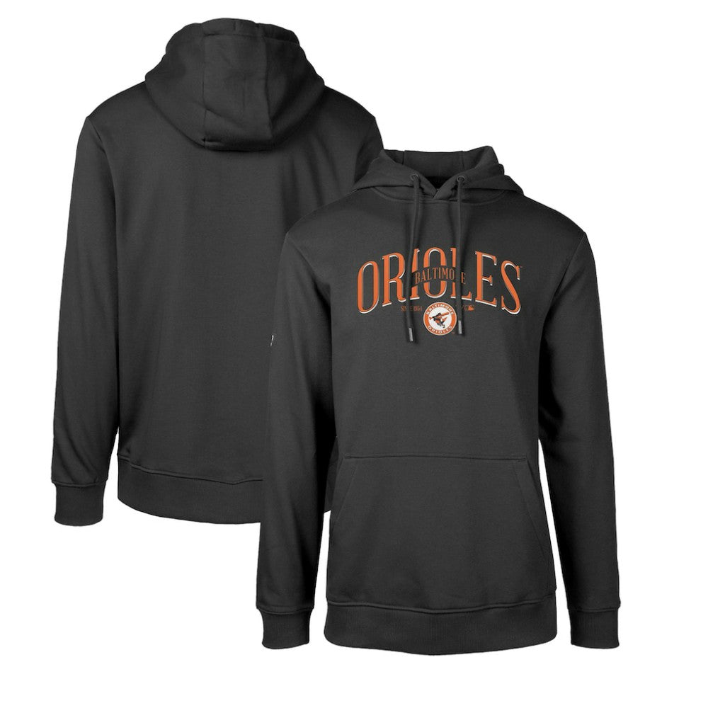 MLB Baltimore Orioles Levelwear Cooperstown Collection Podium Retro Spellout Pullover Hoodie