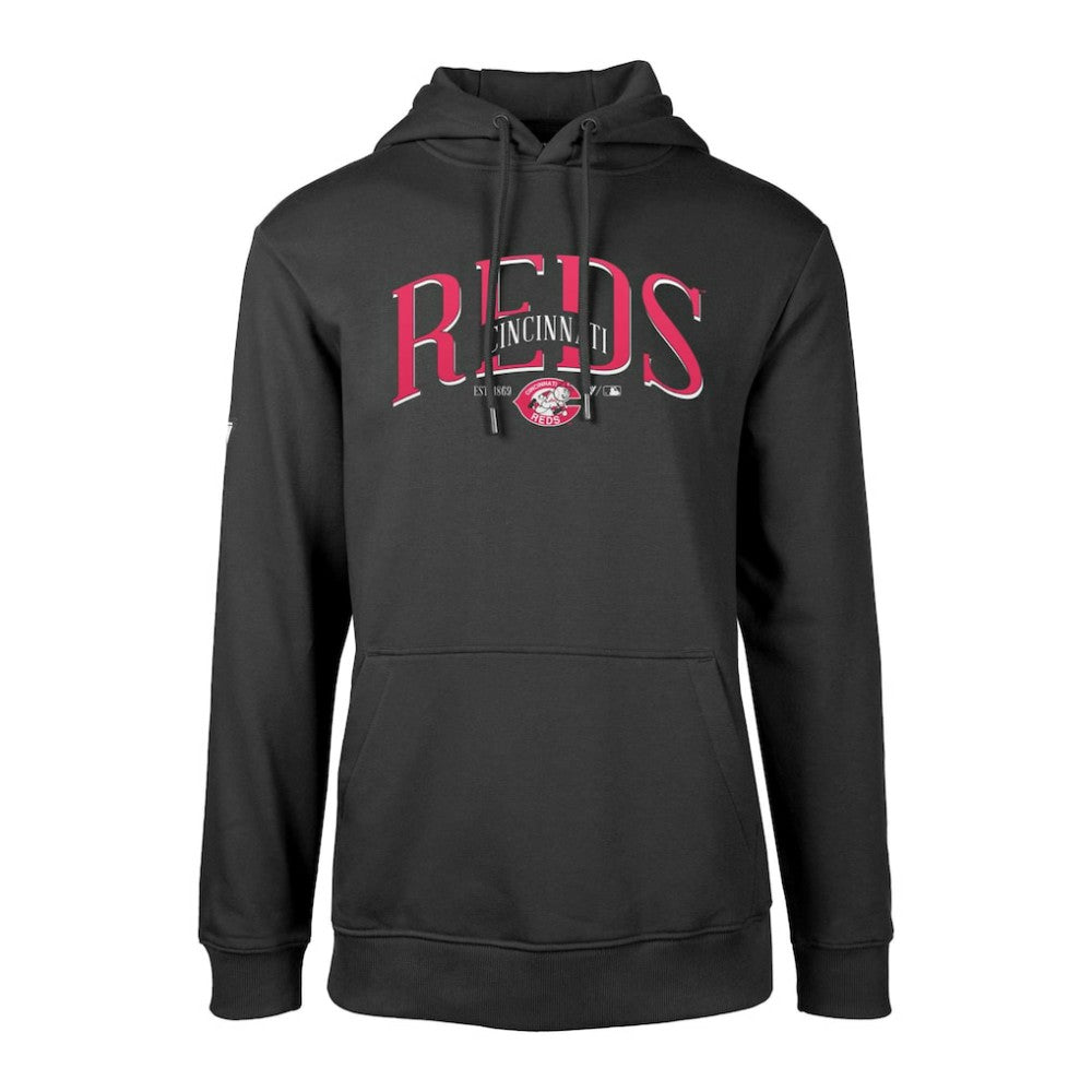 MLB Cincinnati Reds Levelwear Cooperstown Collection Podium Retro Spellout Pullover Hoodie