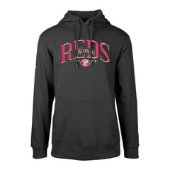 MLB Cincinnati Reds Levelwear Cooperstown Collection Podium Retro Spellout Pullover Hoodie